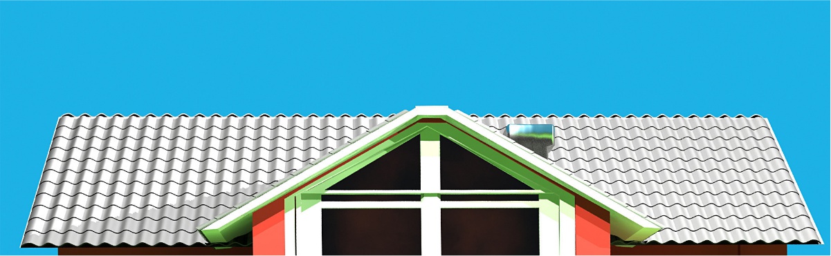 Colorbond steel roof
